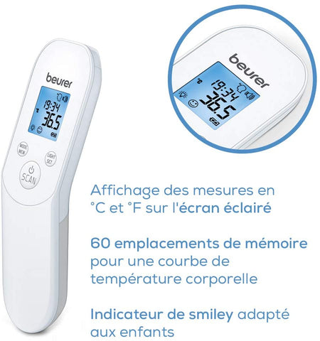 Beurer FT 85 Thermomètre infrarouge numérique sans contact